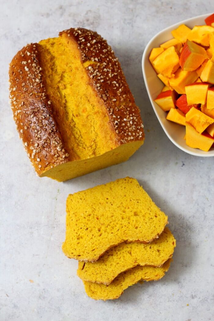 Kürbisstuten - Süßes Kürbisbrot aus der Kastenform - Bäckerina